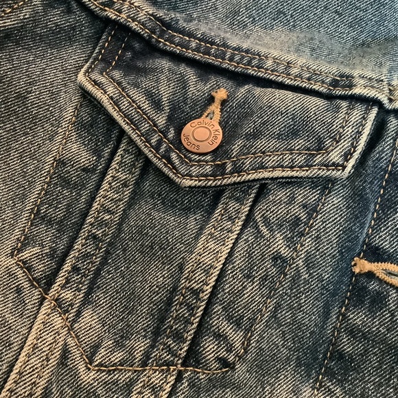 Denim Jacket NWT XS Calvin Klein Jeans - Picture 3 of 7